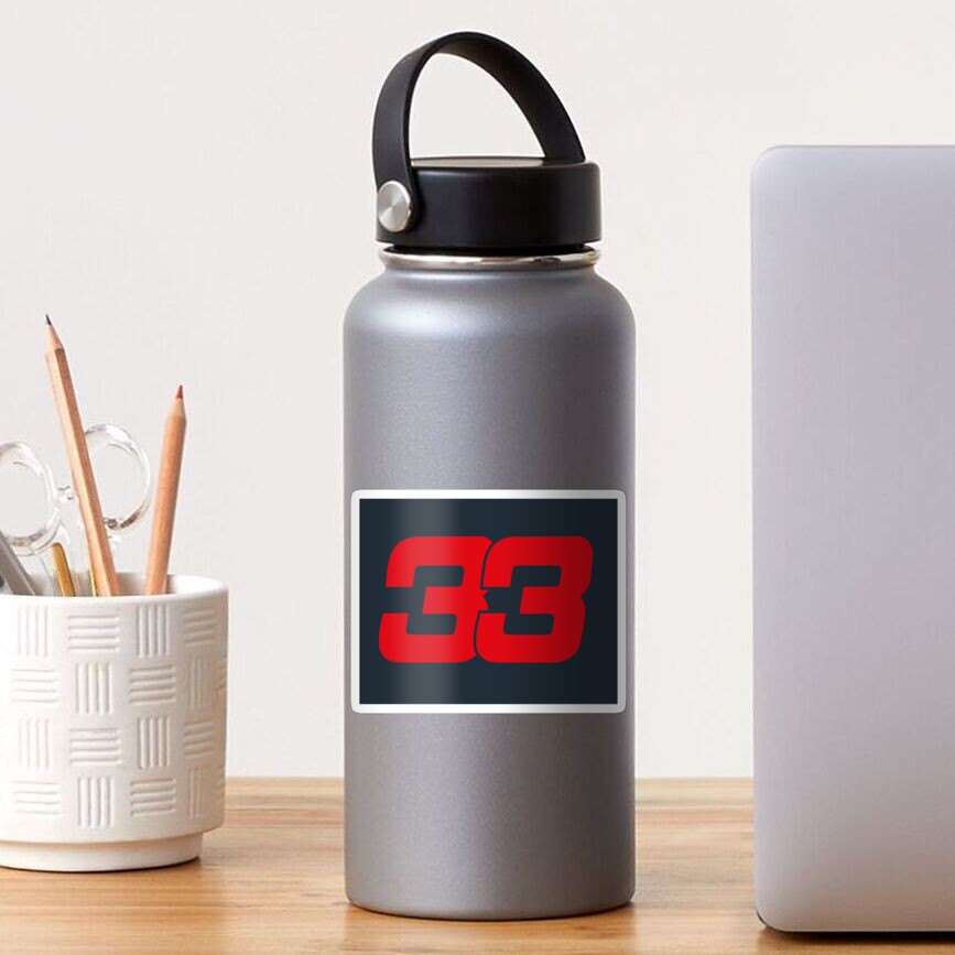 number-33-sticker-by-beardjan-redbubble