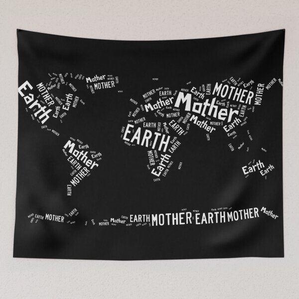 Item preview, Mother Earth map designed and sold by Kerry Pritchard.