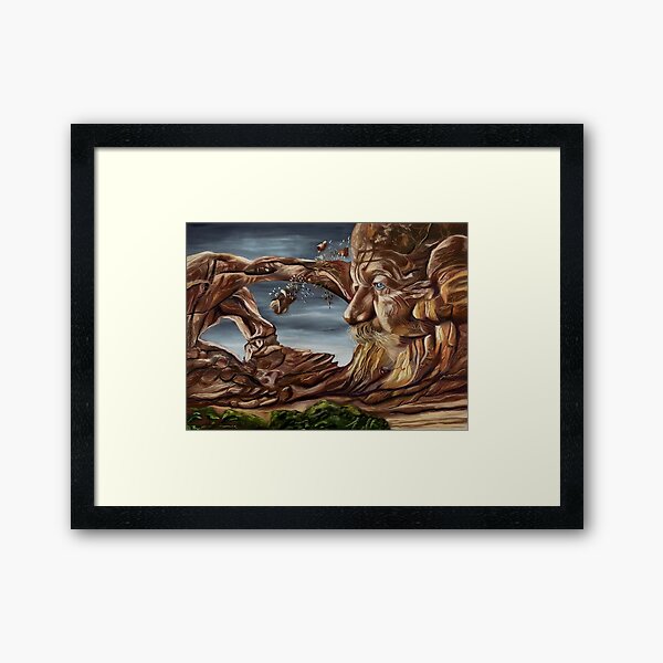 Mountain Man Framed Art Print