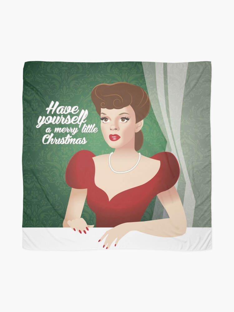 Thumbnail 2 of 3, Scarf, Have yourself a merry little Christmas designed and sold by AleMogolloArt.