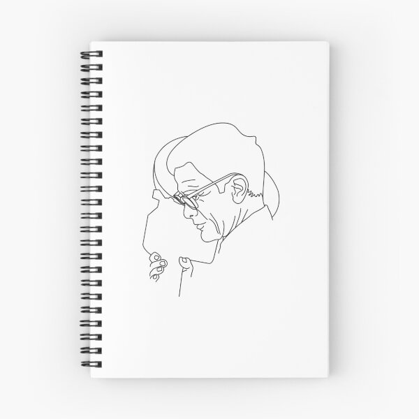 Item preview, Pier Paolo Pasolini minimal line drawing designed and sold by fpenderlico.