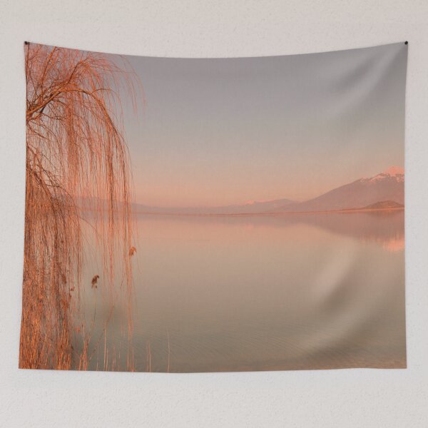 Item preview, Autumn Lake Sunset designed and sold by by-jwp.