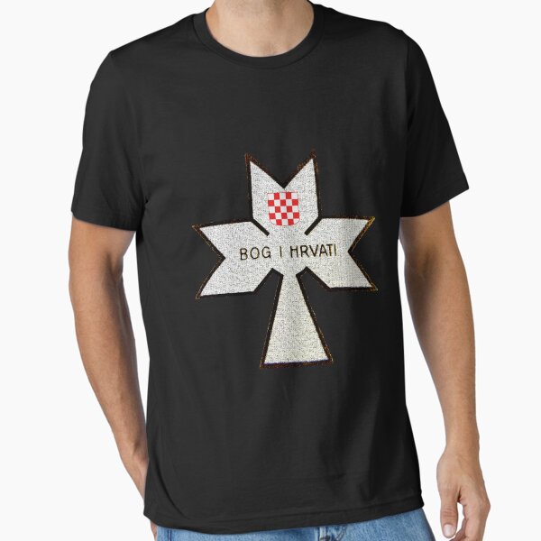 Vista previa del artículo con la obra «Bog i Hrvati Zvonimir Crown», diseñado y vendido por Velered Designs ⚜️.