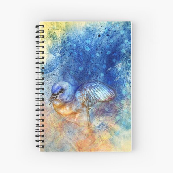 Eastern Bluebird Spiral Notebook