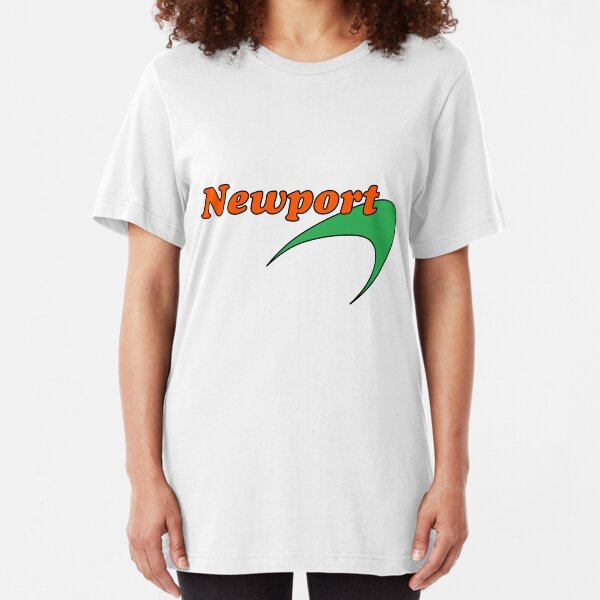 Newport Cigarette Vintage Brand Tee Slim Fit T-Shirt