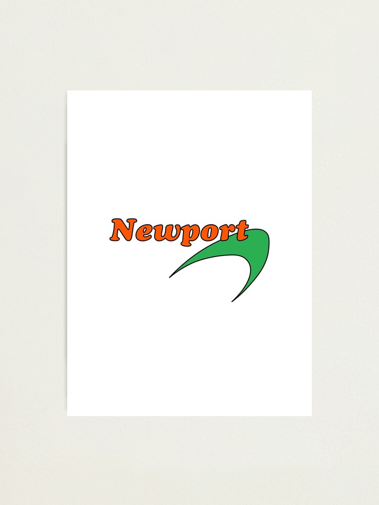 Newport Cigarette Vintage Brand Tee Photographic Print