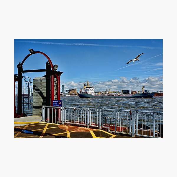 The River Mersey Photographic Print