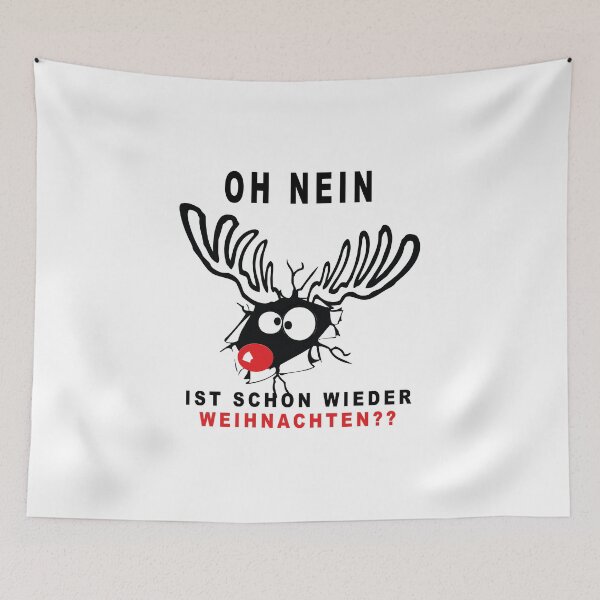 Item preview, Rudolph overslept Christmas designed and sold by Rock-Witches.