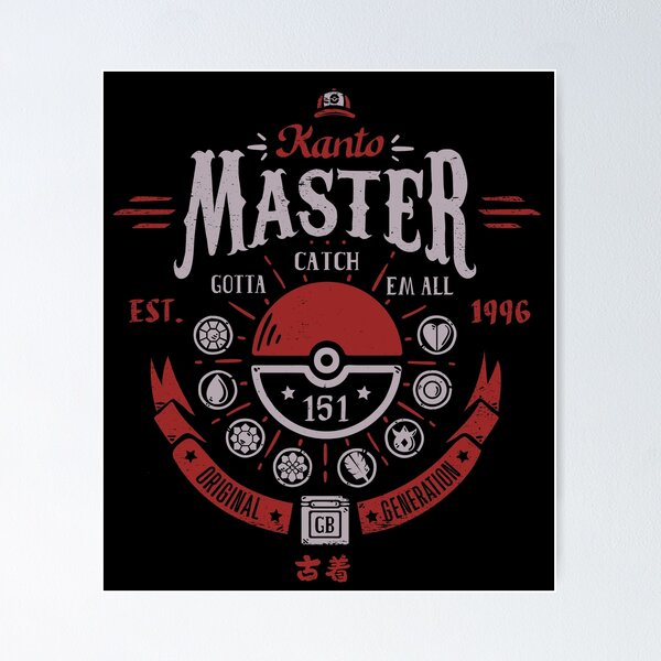 Poster Pokemon - Kanto 151, Wall Art, Gifts & Merchandise