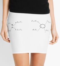 The figure shows the motion of two classical electrons and how this process is considered in quantum electrodynamics Mini Skirt