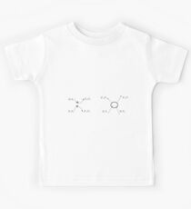 The figure shows the motion of two classical electrons and how this process is considered in quantum electrodynamics Kids Tee