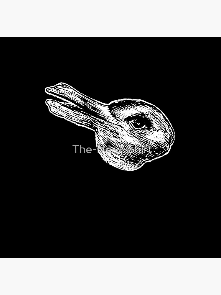 The Rabbit-Duck - Philosophy Wittgenstein Design by The-Nerd-Shirt