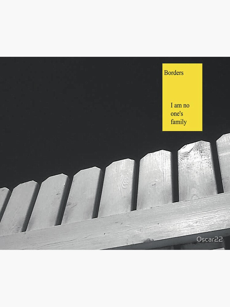 "Borders or no Borders." Sticker for Sale by Oscar22 Redbubble