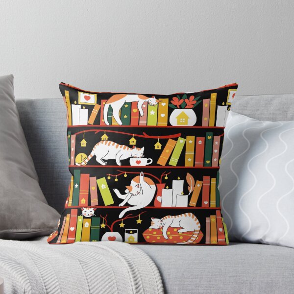 Item preview, Library cats - autumn colour version  designed and sold by Elenanaylor.