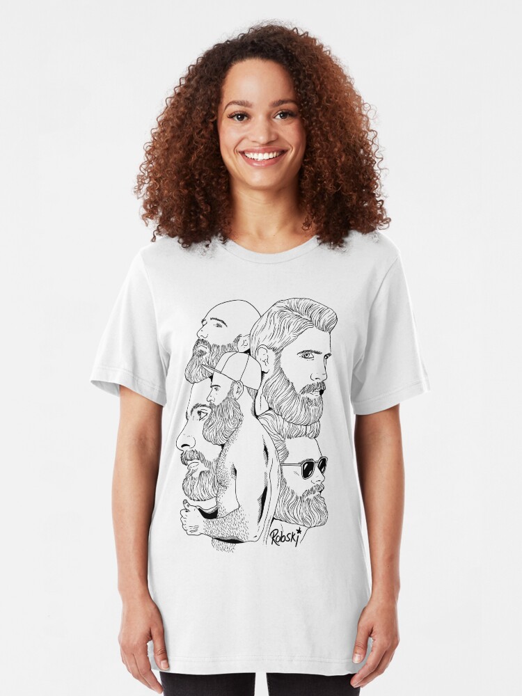 Alternate view of Bear Montage Slim Fit T-Shirt