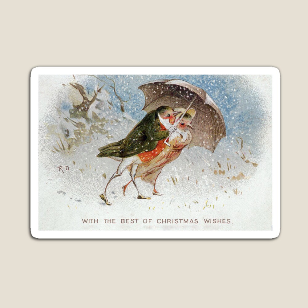 Victorian Birds with Torches | Postcard