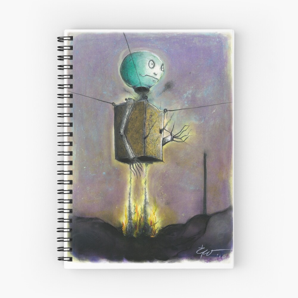 Item preview, Spiral Notebook designed and sold by mistertrooth.