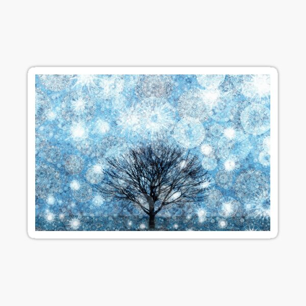 Foamies Winter Holiday Foam Stickers: Glitter Snowflakes