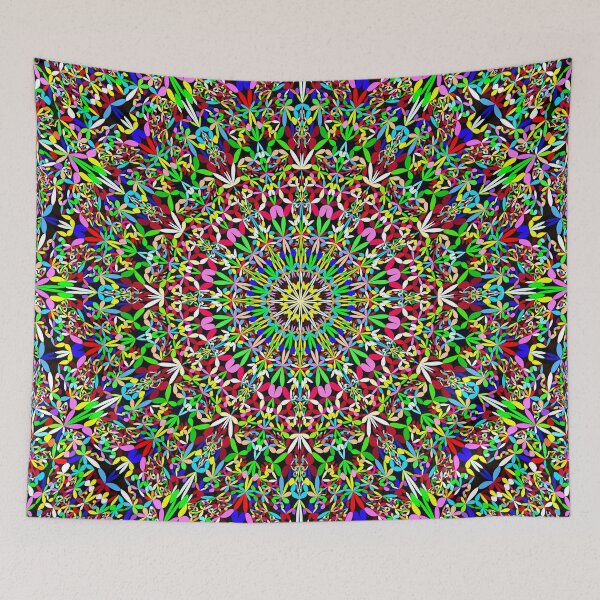 Item preview, Happy Jungle Mandala designed and sold by davidzydd.