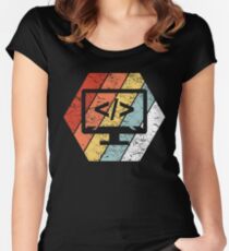 Vintage Coding Shirt Funny Programming Retro 80s Style Women's Fitted Scoop T-Shirt