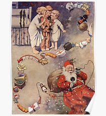 Hello, Santa! by George E Studdy Poster