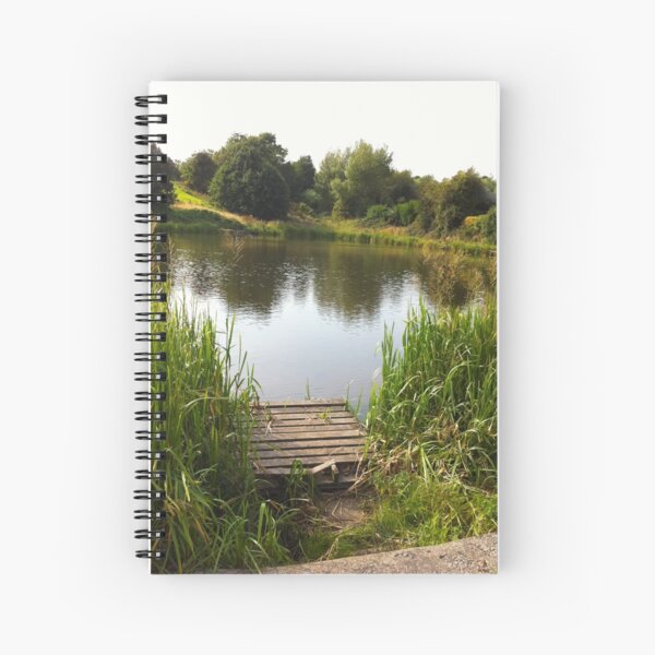 MIlton Pond, Near Barnsley, South Yorkshire Spiral Notebook