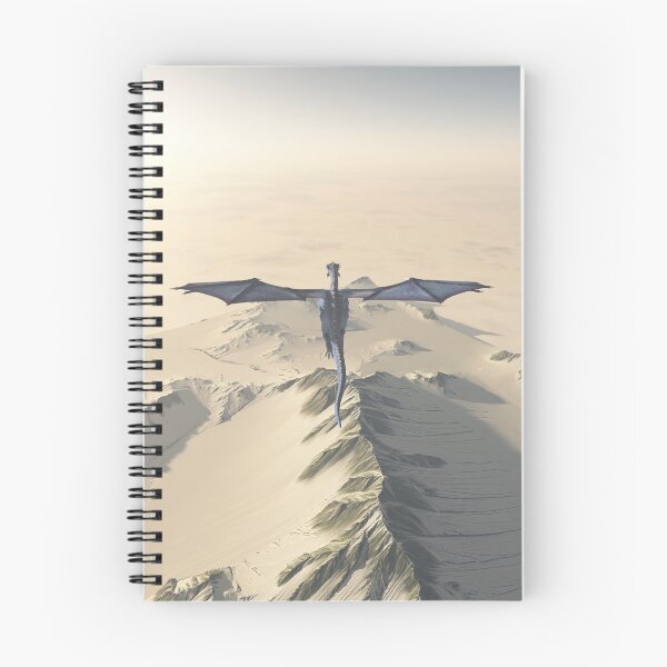 Item preview, Blue Dragon Flying over Winter Mountains designed and sold by algoldesigns.