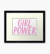 Girl Power Framed Print