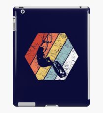 Vintage Kitesurfing Shirt Funny Kitesurfing Retro 80s Style iPad Case/Skin
