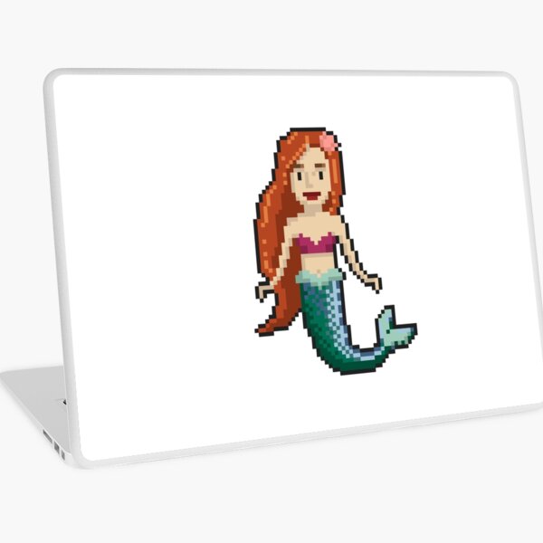 Illustration Design Pixel Art Mermaid Stock Illustration - Download Image  Now - Mermaid, White Background, Adult - iStock