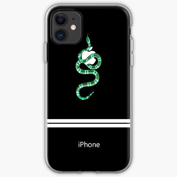 Green Snake et Apple Iphone Cover Coque souple iPhone
