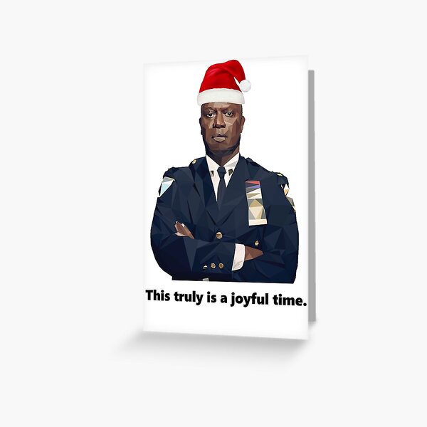 Artikel-Vorschau von Kapitän Holt erlebt eine freudige Weihnachtszeit., designt und verkauft von Meme Fandom.