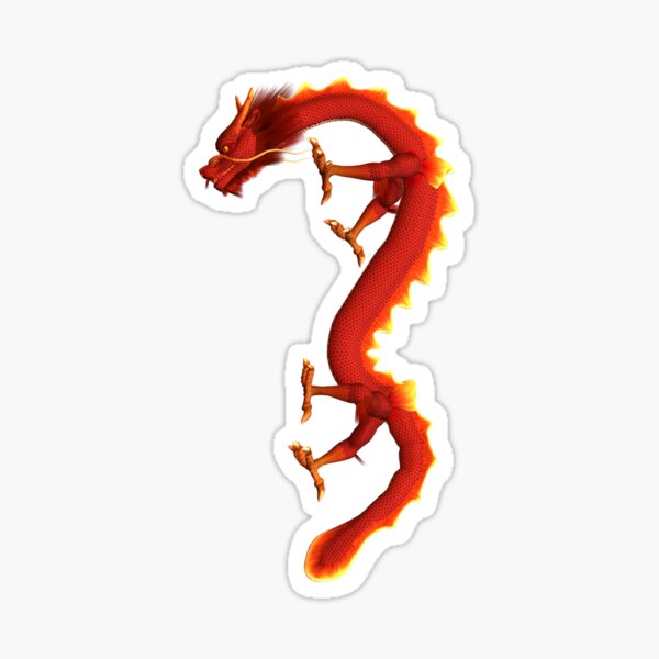 Chinese Dragon Sticker