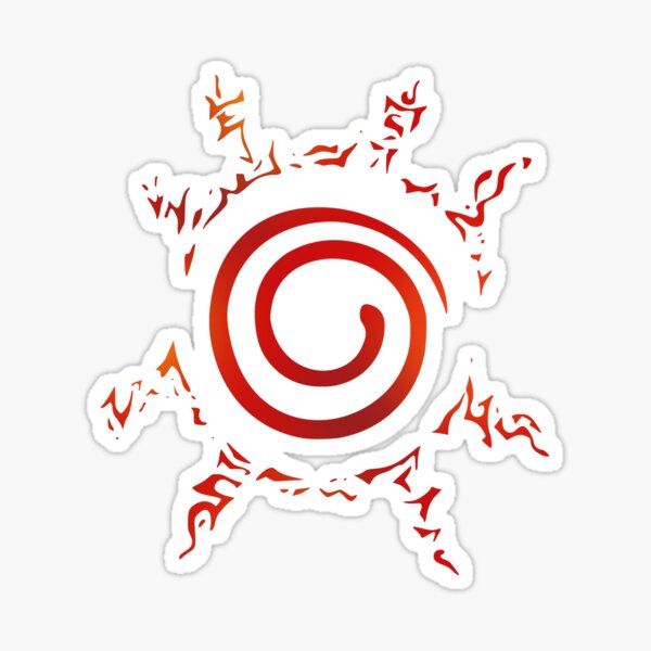SCEAU ROUGE DE KYUBI (Naruto) Sticker