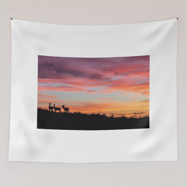Item preview, Red deer at sunset designed and sold by Chris Warham.