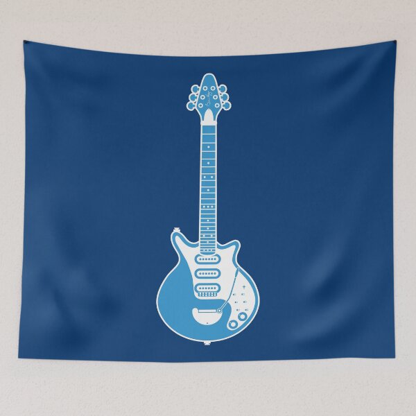 Item preview, MUSICAL INSTUMENTS SILHOUETTES - BRIAN MAY RED SPECIAL designed and sold by WOOFANG.