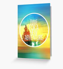 Tarjeta de felicitación Nueva aventura 2.0