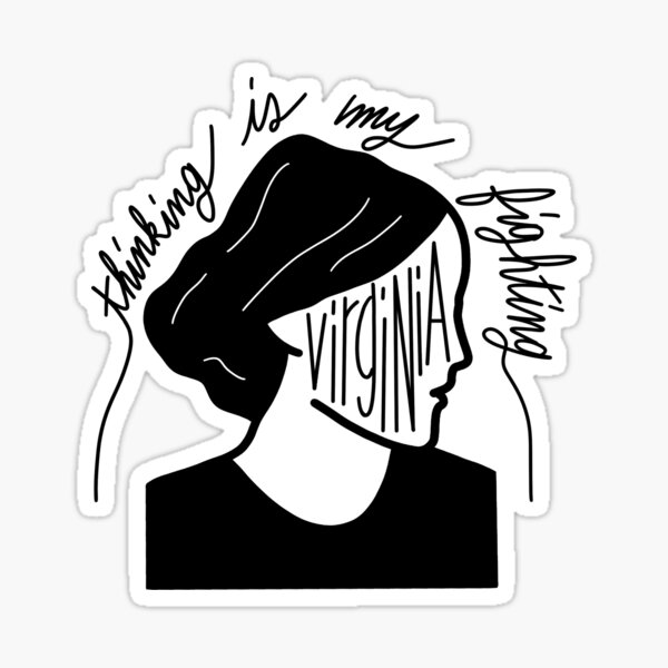 Item preview, VIRGINIA WOOLF designed and sold by sweetgrenadine.