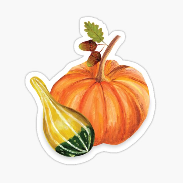 Pumpkin and Squash Sticker