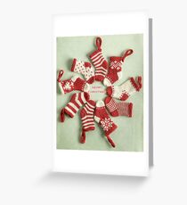 Christmas stockings Greeting Card