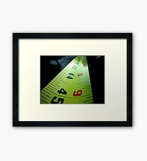 Measuring Tape Framed Print