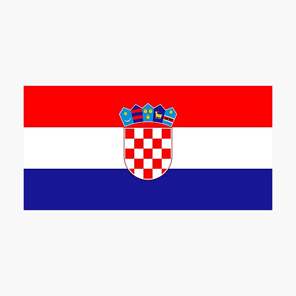 Item preview, Flag of Croatia designed and sold by Inimma.