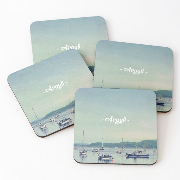 Item preview, Costa de Argyll con barcos designed and sold by BethsdaleArt.