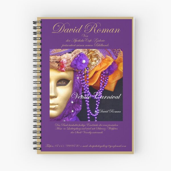 Item preview, Poster for my new book Venice Carnival designed and sold by DavidROMAN.