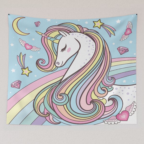 Item preview, Unicorn Blue designed and sold by christineiris.