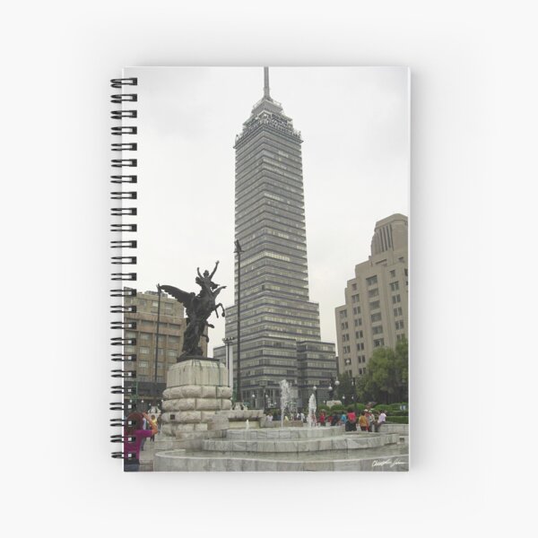 La Torre Latinoamericana desde Bellas Artes Spiral Notebook