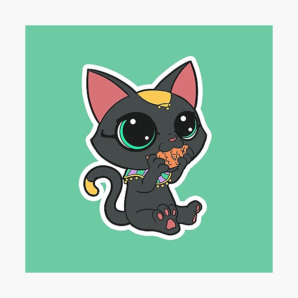 Chibi Bast - Alternate Colours Photographic Print