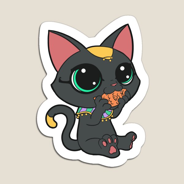 Chibi Bast - Alternate Colours Magnet