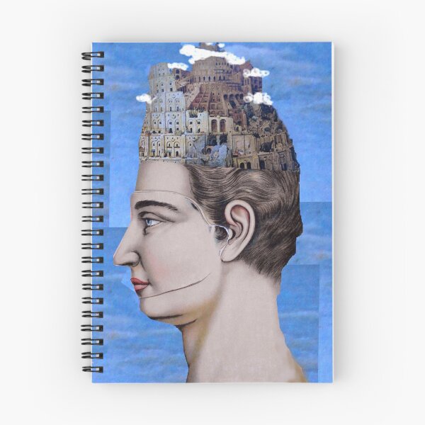 Aperçu de l'œuvre tête de babel créée et vendue par Loui Jover.