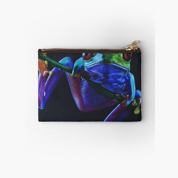 Item preview, Rainforest Tree Frog Colored Pencil Drawing designed and sold by MaiaJak.